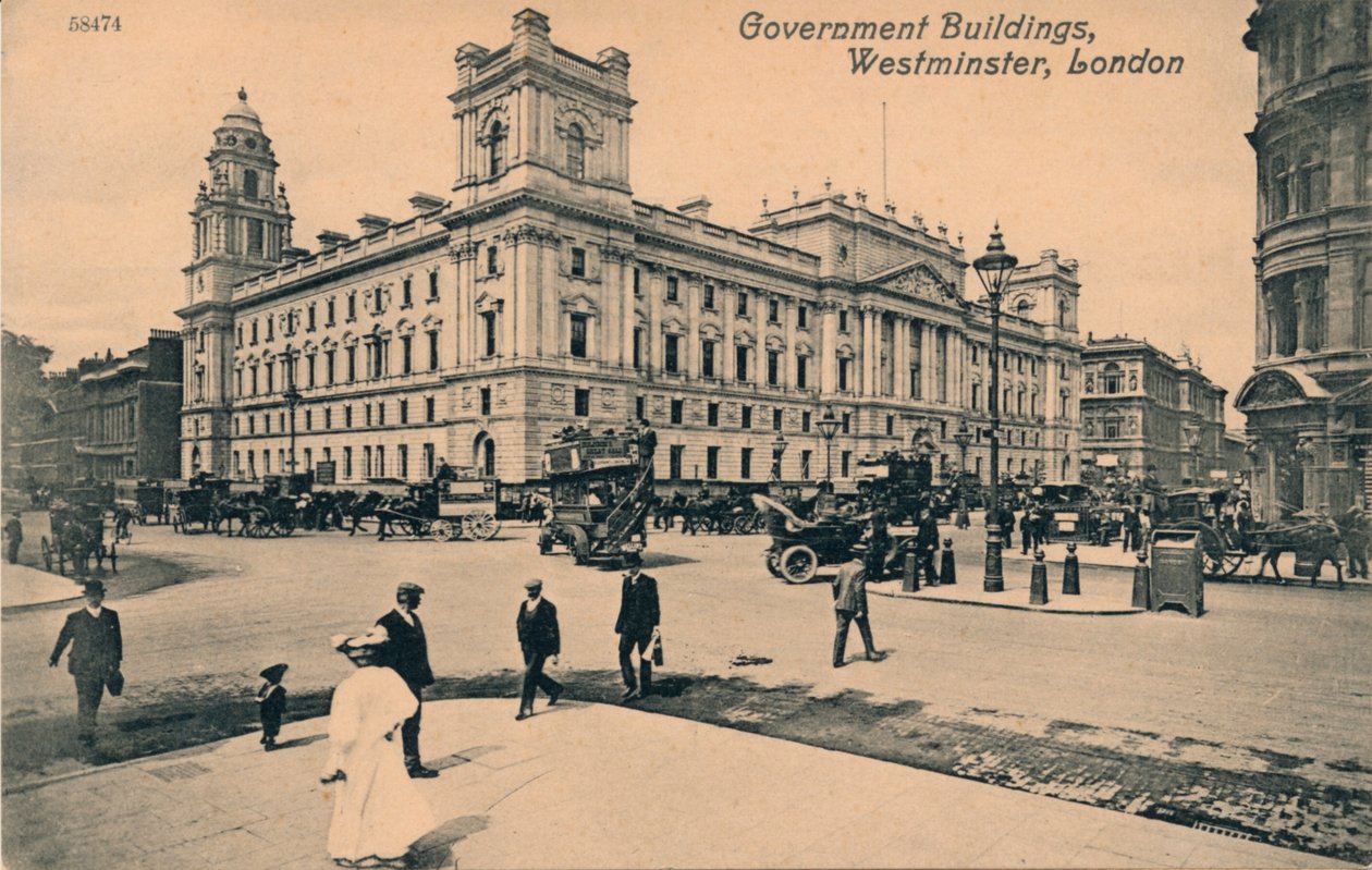 Escritórios do governo Great George Street GOGGS, Westminster, Londres, c1910 de Unbekannt