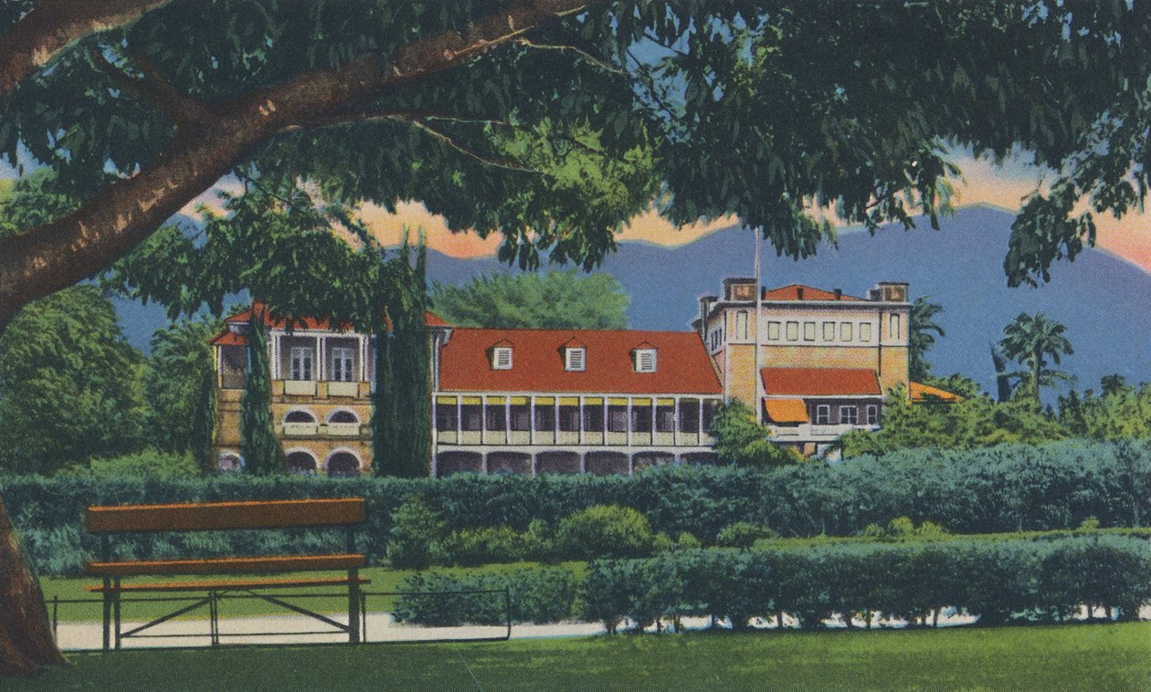 Residência dos Governadores, Trinidad, BWI, c1940s. de Unbekannt