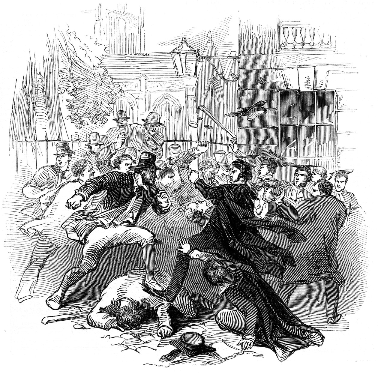 Linha do vestido e da cidade, Oxford, 15 de novembro de 1845 de Unbekannt
