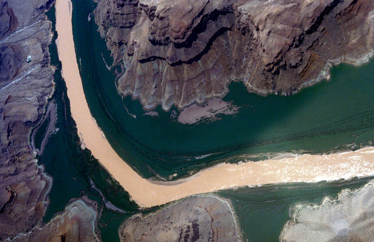 Grand Canyon com o rio Colorado, Arizona, EUA de Unbekannt