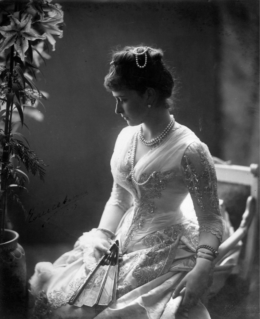 Grã-duquesa Elizabeth Fyodorovna da Rússia, final do século XVIII ou início do século XIX de Unbekannt