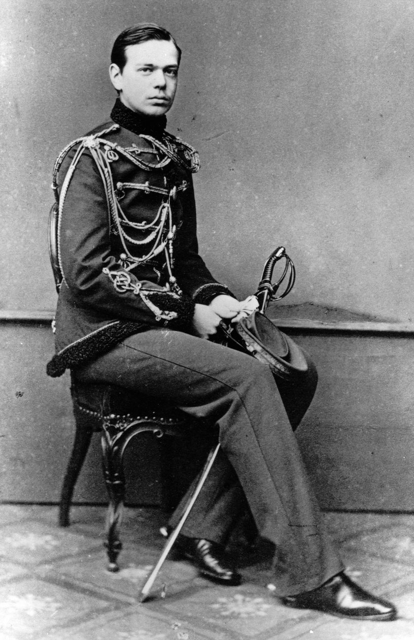 Grão-Duque Alexander Alexandrovich da Rússia, c1860-c1862 de Unbekannt
