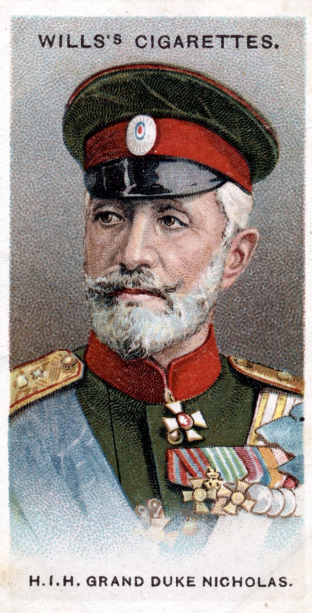 Grão-Duque Nicolau da Rússia, general russo, 1917 de Unbekannt
