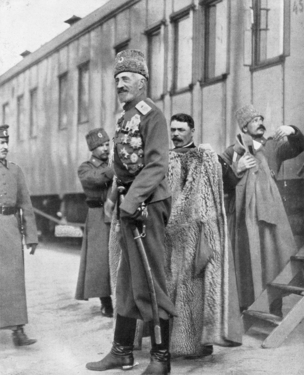 Grão-Duque Nikolai Nikolaevich, general da Primeira Guerra Mundial da Rússia, de 16 a 17 de março de 1917 de Unbekannt