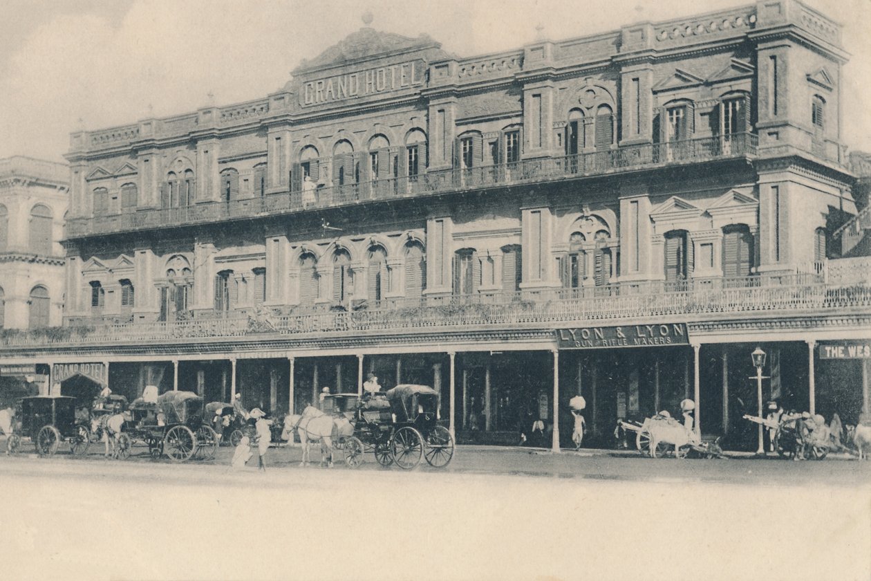 Grand Hotel, Calcutá, 1902. de Unbekannt