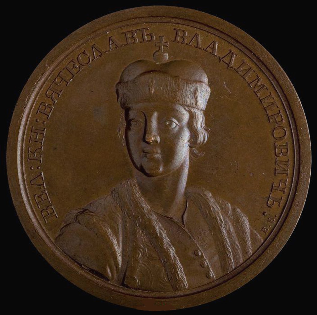 Grande Príncipe Viacheslav I Vladimirovich de Kiev da Série Medalha Histórica, década de 1770 de Unbekannt