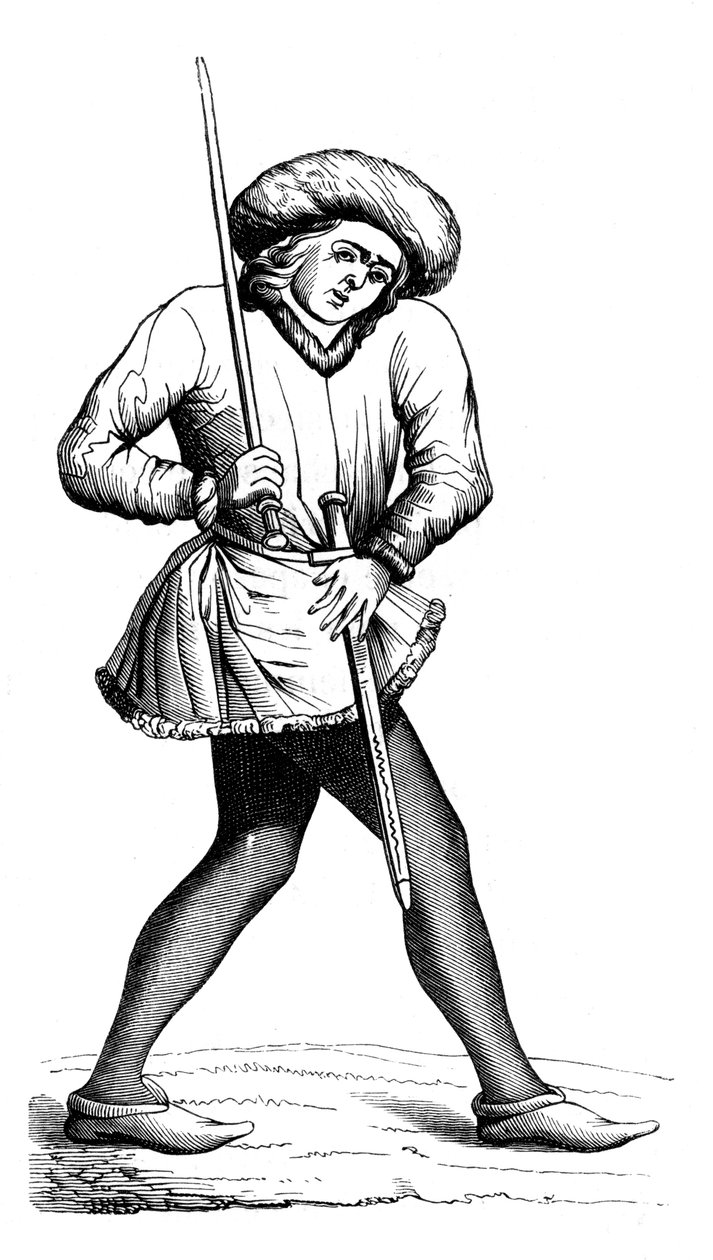 Marechal de reitor suíço, século XV 1849 de Unbekannt