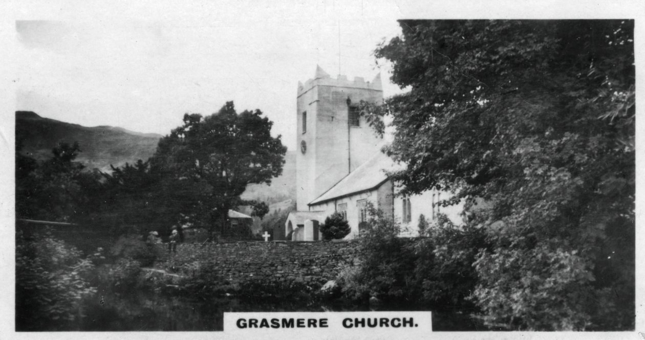 Igreja de Grasmere, local do enterro de Wordsworths, Cumbria, c1920s de Unbekannt