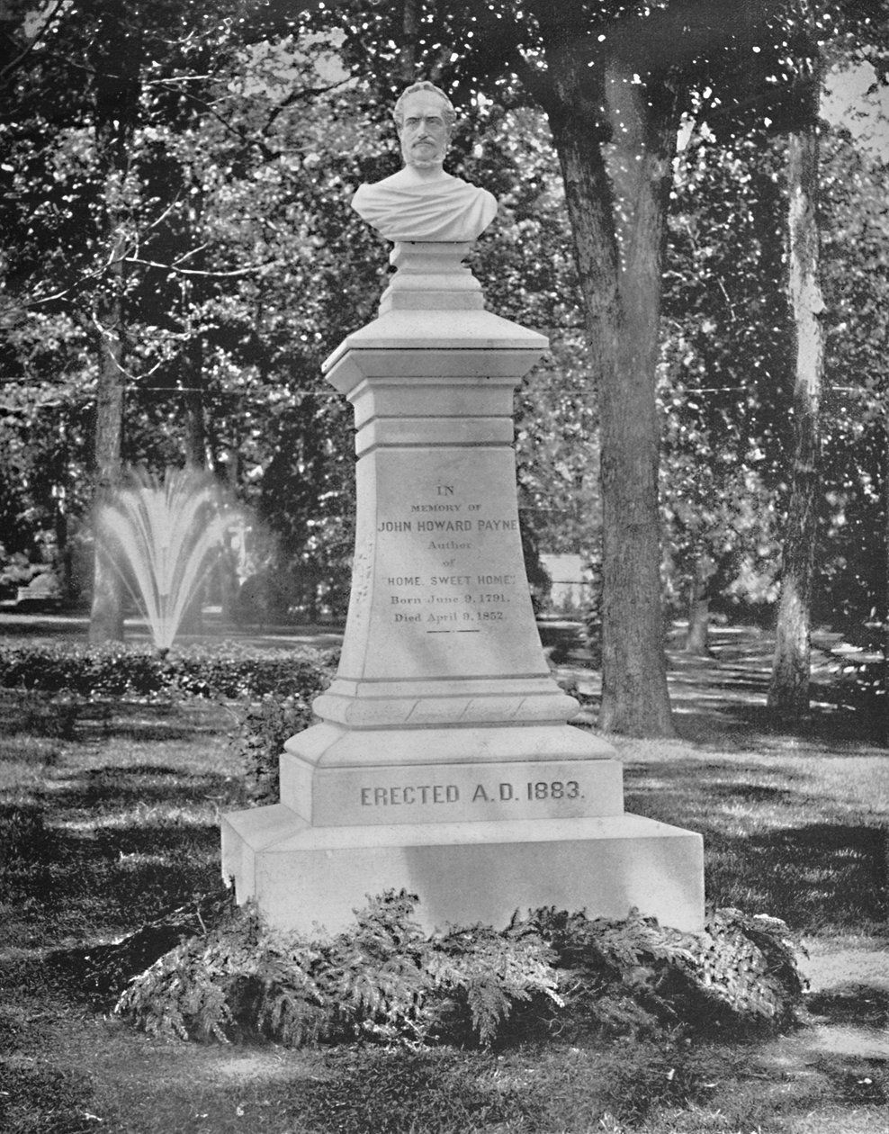 Sepultura de J. Howard Payne, Georgetown, DC, c1897. de Unbekannt
