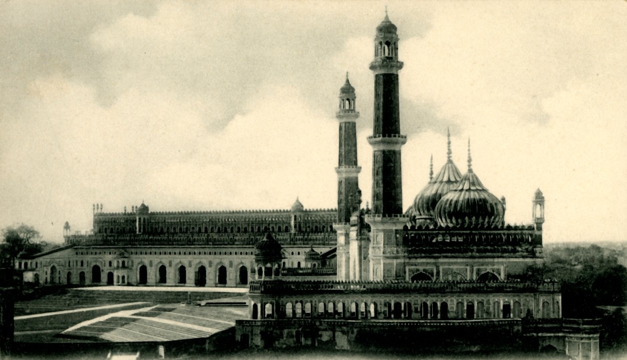 Grande Emambara e Mesquita, Lucknow. de Unbekannt