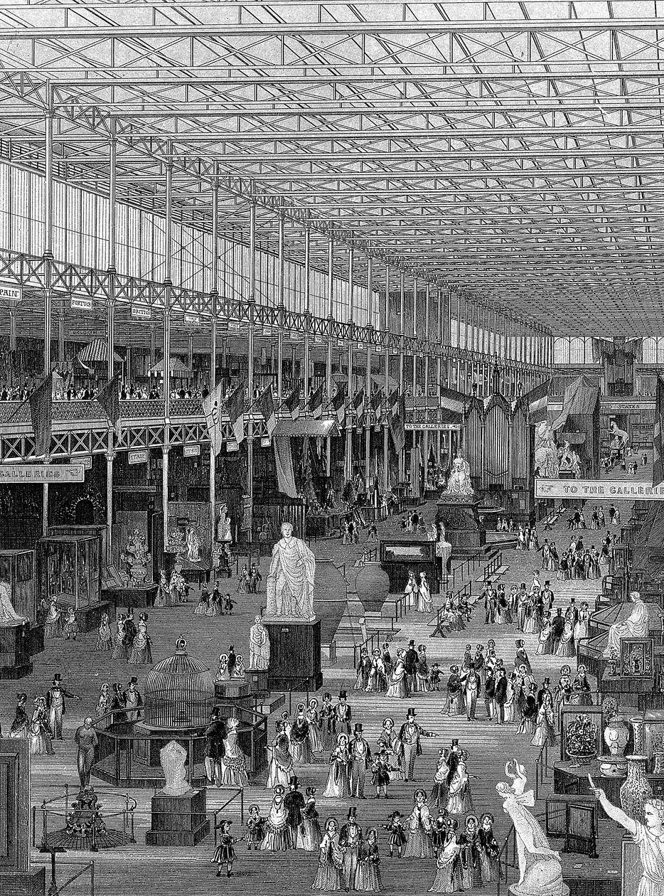 Grande exposição no Palácio de Cristal, Hyde Park, Londres, 1851 de Unbekannt