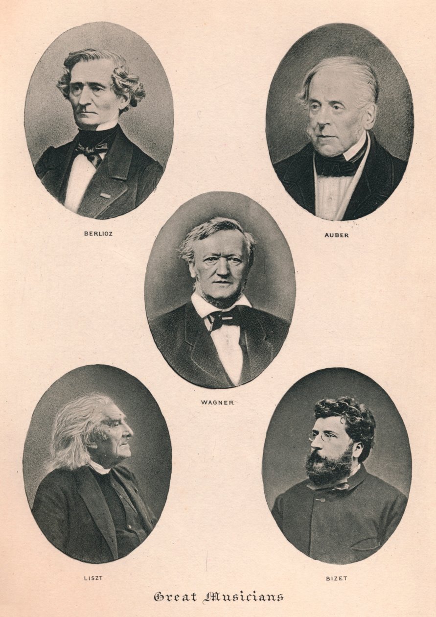 Grandes músicos - Placa II., 1895 de Unbekannt