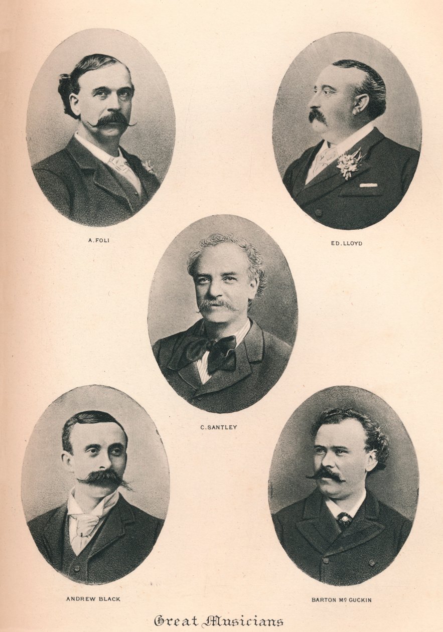 Grandes músicos - Placa VI., 1895 de Unbekannt