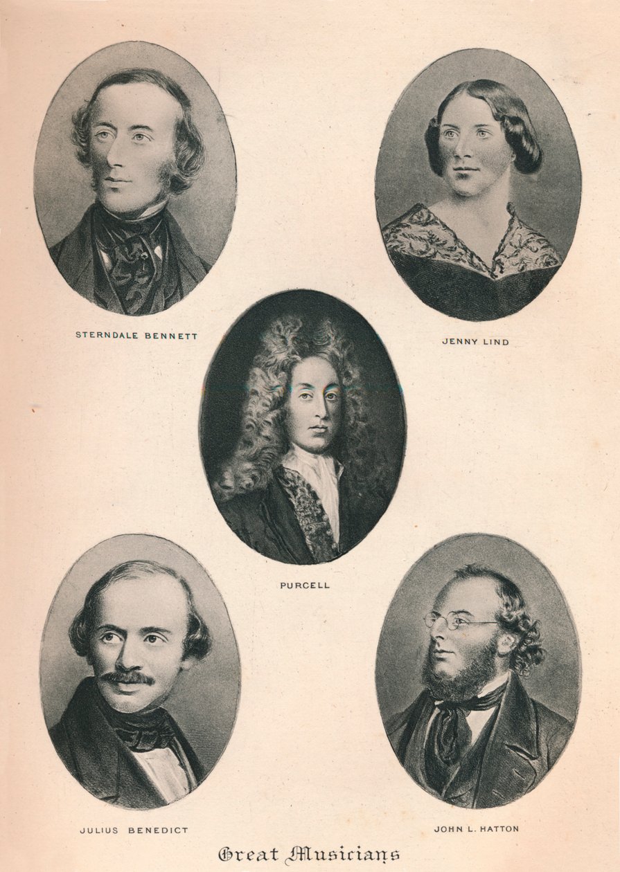 Grandes músicos - Placa V., 1895 de Unbekannt