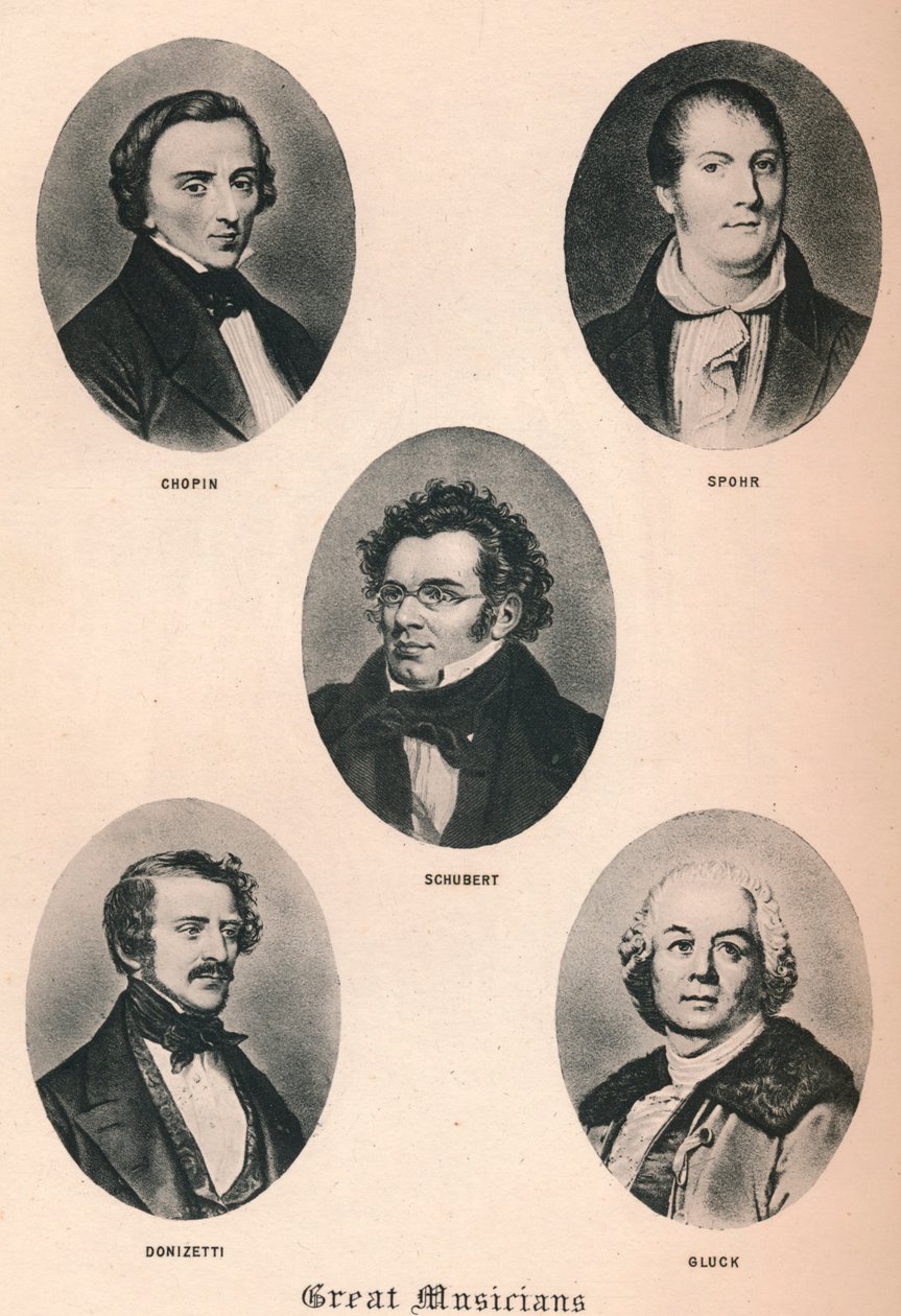Grandes músicos - Placa XIII., 1895 de Unbekannt