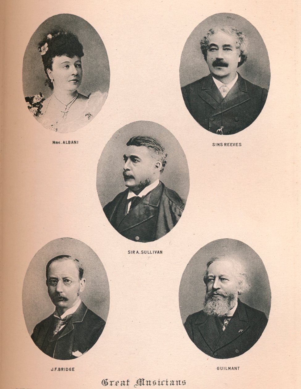 Grandes músicos - Placa XIV., 1895 de Unbekannt