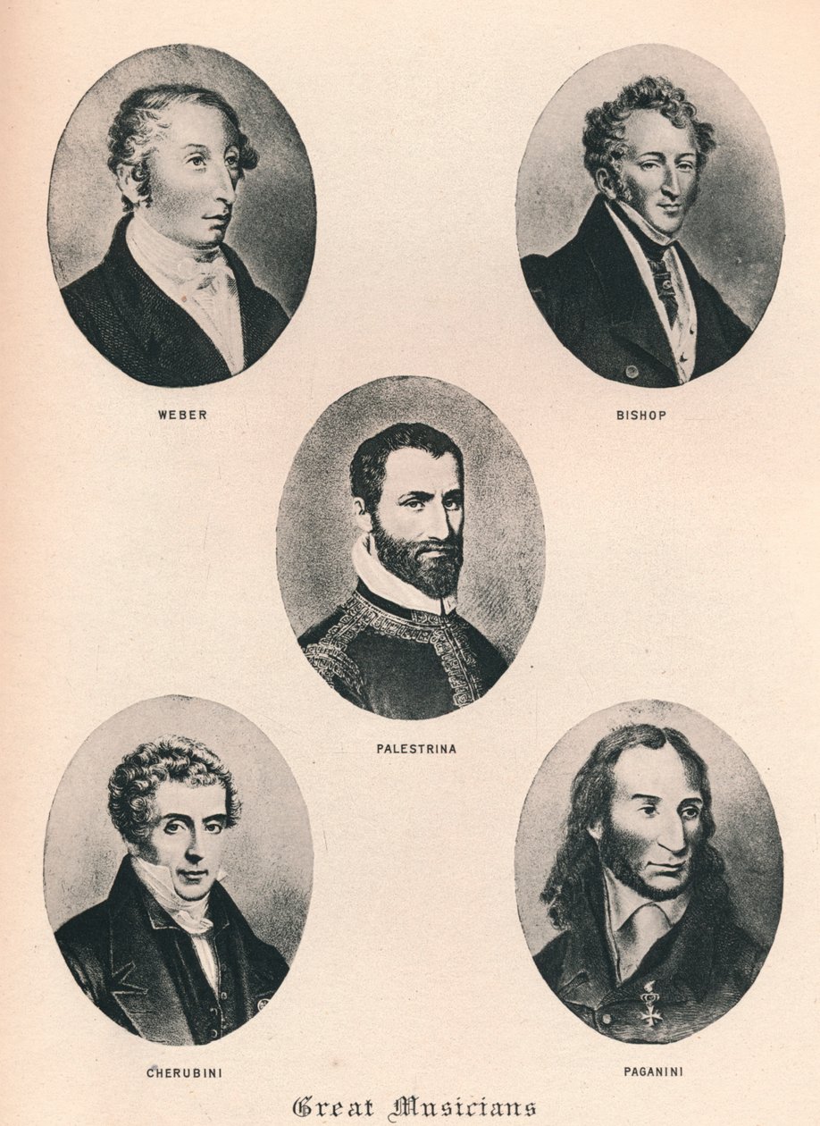 Grandes músicos - Placa XV., 1895 de Unbekannt