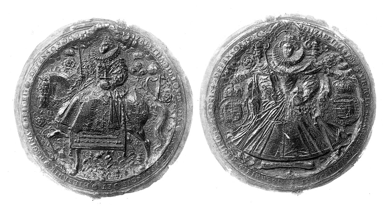 Grande Selo da Rainha Elizabeth I, século 16, 1896 de Unbekannt