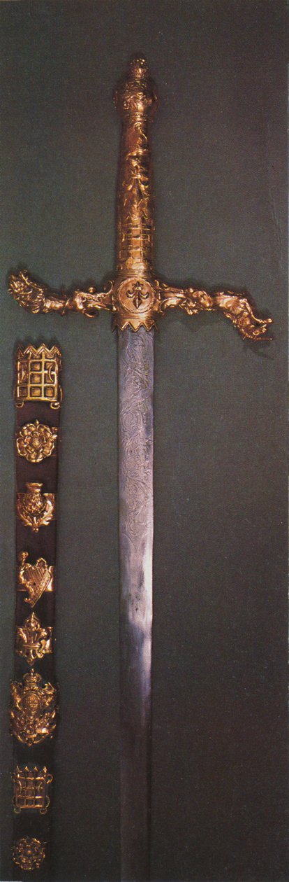 Grande Espada de Estado com bainha, 1953 de Unbekannt