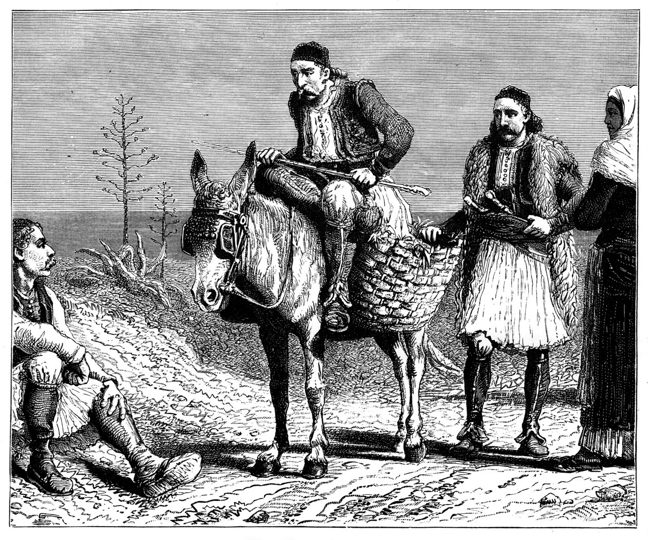 Camponeses gregos, c1890 de Unbekannt