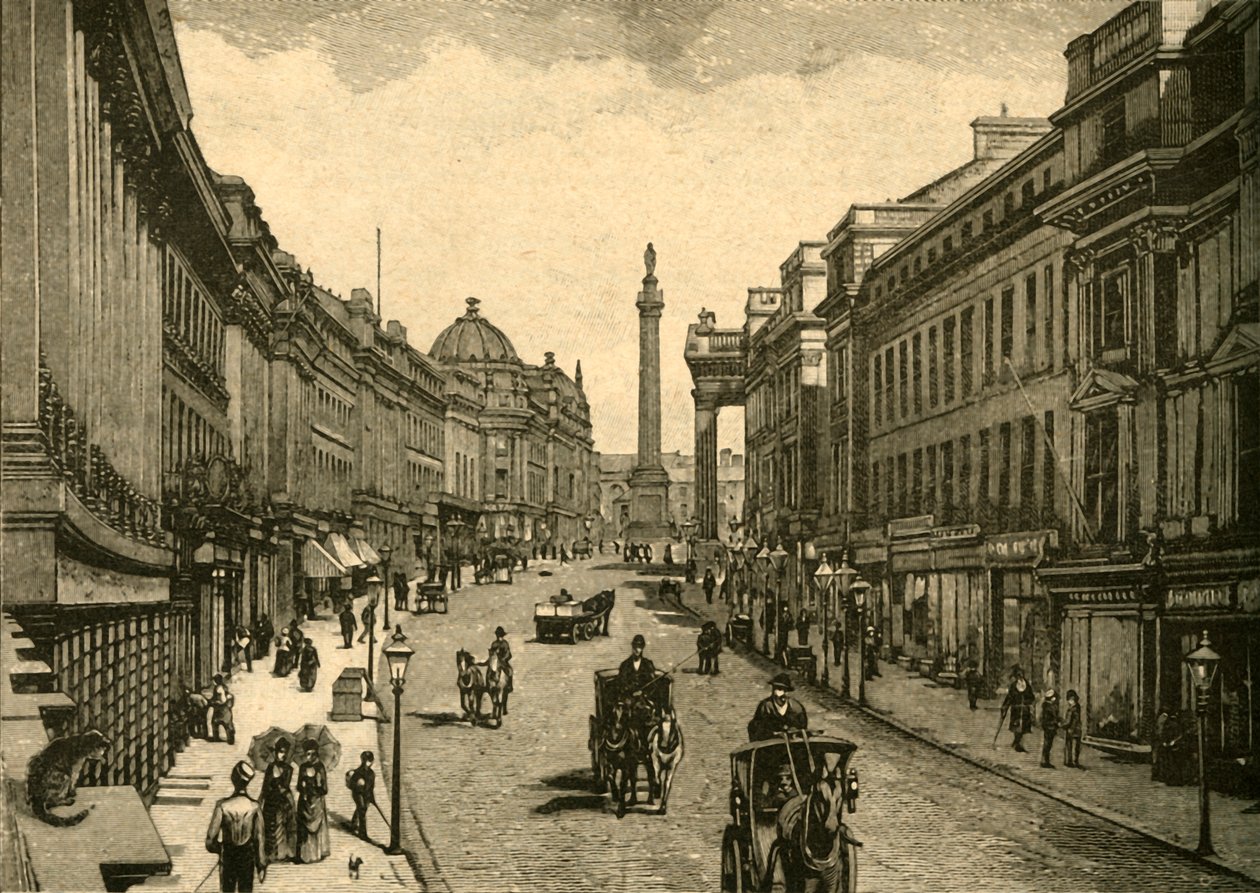 Rua cinzenta, Newcastle-on-Tyne, c1890. de Unbekannt