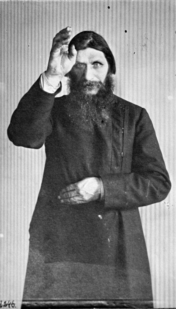 Grigori Yefimovich Rasputin, místico e santo homem russo, c1914-c1916. de Unbekannt