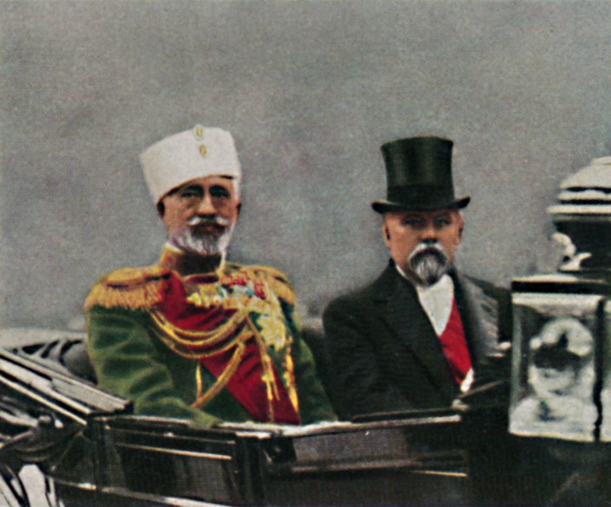 Grão-Duque Nikolai Nikolayevich 1856-1929 u. Poincaré b. 1860, 1934. de Unbekannt
