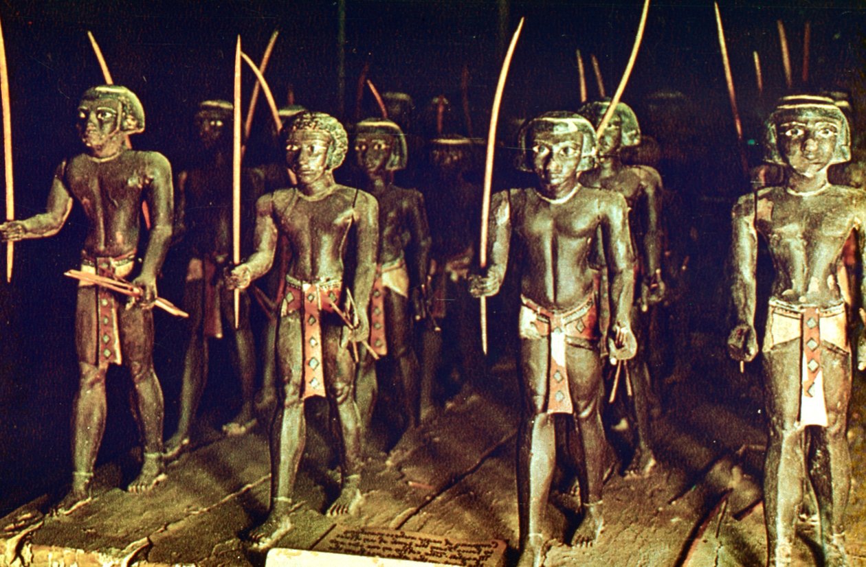 Grupo de soldados núbios, Egito de Unbekannt