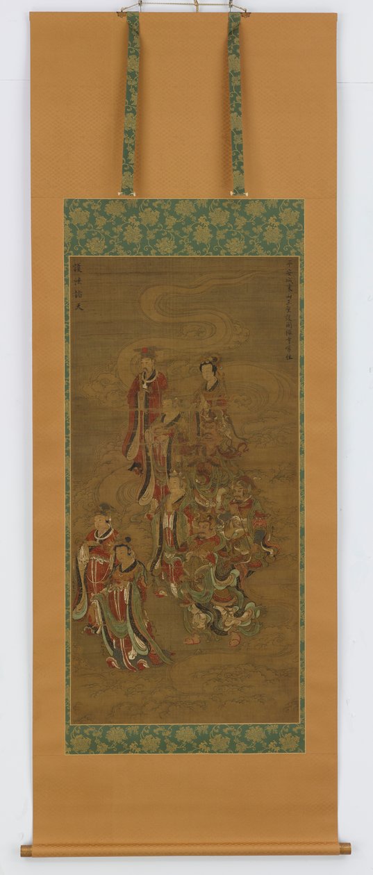 Grupo de deva e devi, período Nanbokucho, século XIV-XV. de Unbekannt