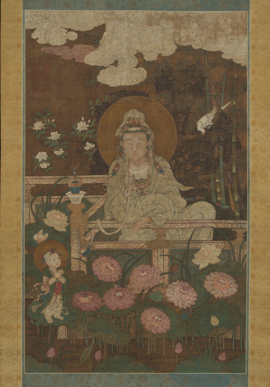 Guanyin como o Bodhisattva dos Nove Lótus, 1593. de Unbekannt