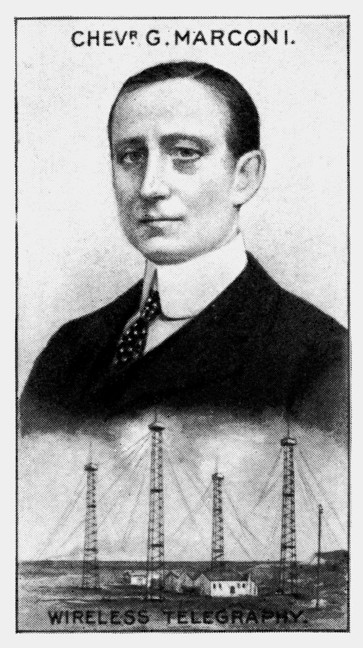 Guglielmo Marchese Marconi, engenheiro elétrico italiano, c1924 de Unbekannt
