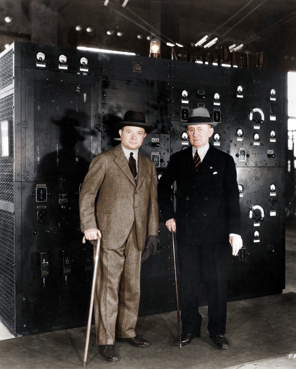 Guglielmo Marconi e David Sarnoff, 1933 de Unbekannt