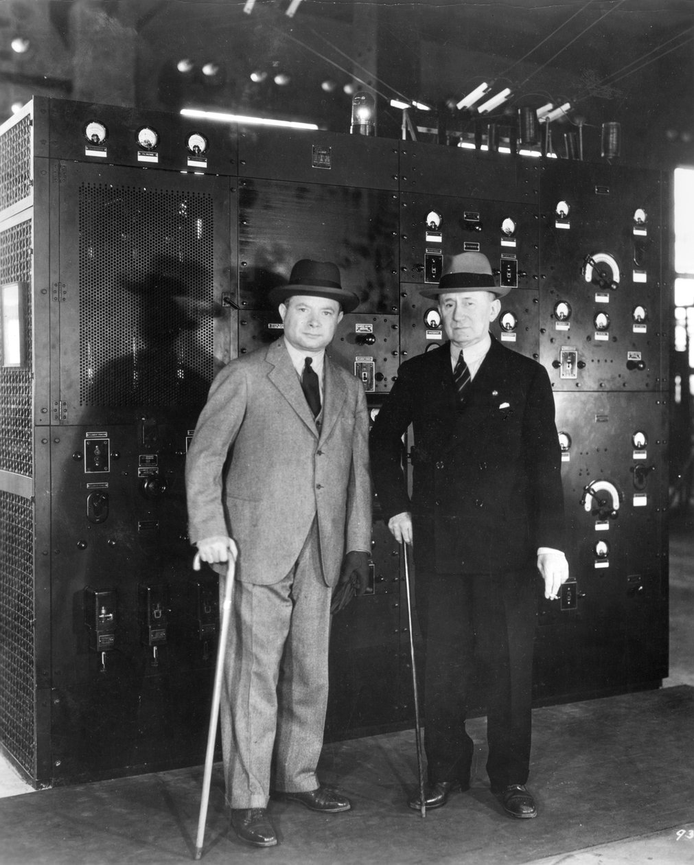 Guglielmo Marconi e David Sarnoff, 1933 de Unbekannt