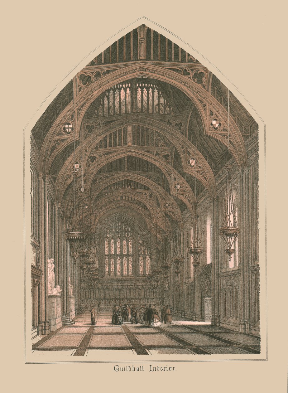 Interior do Salão da Guilda, 1886. de Unbekannt