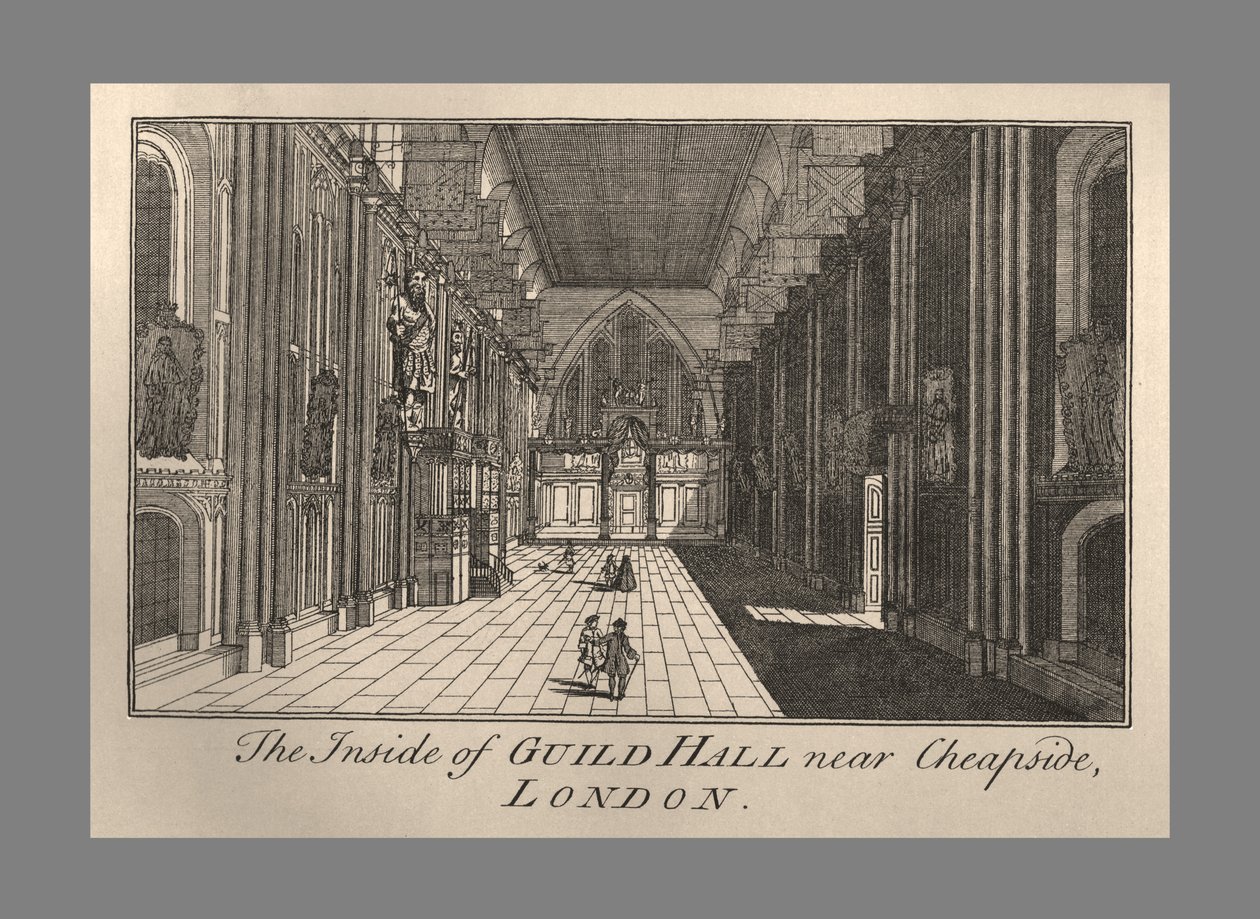Interior do Salão da Guilda, 1886. de Unbekannt