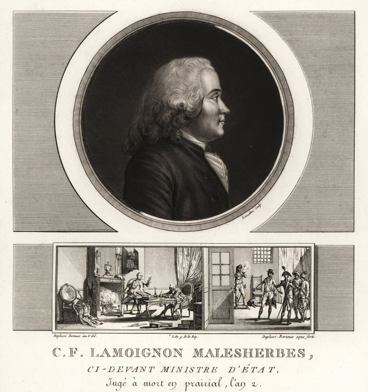 Guillaume-Chretien de Lamoignon de Malesherbes, estadista francês, ministro de Estado de Unbekannt