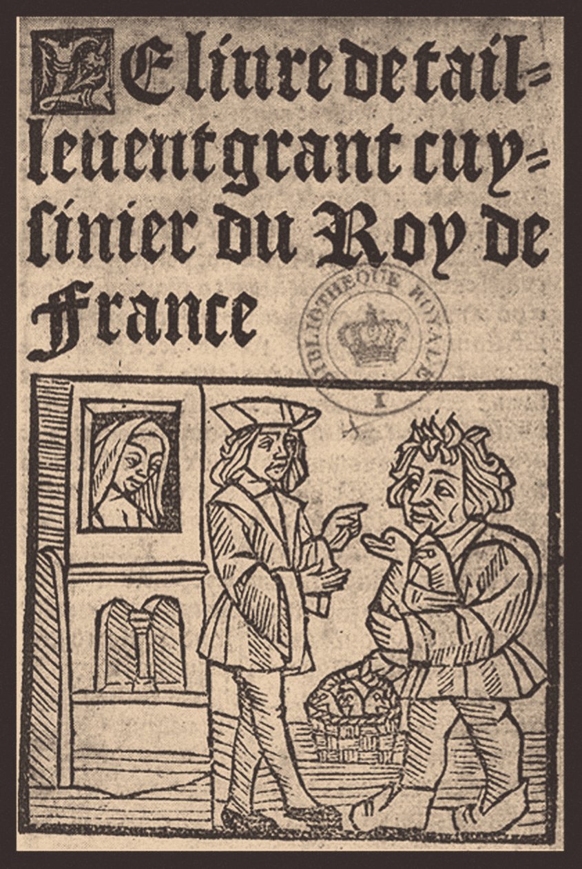 Guillaume Tirel, chamado Taillevent Le Viandier, século XVI de Unbekannt