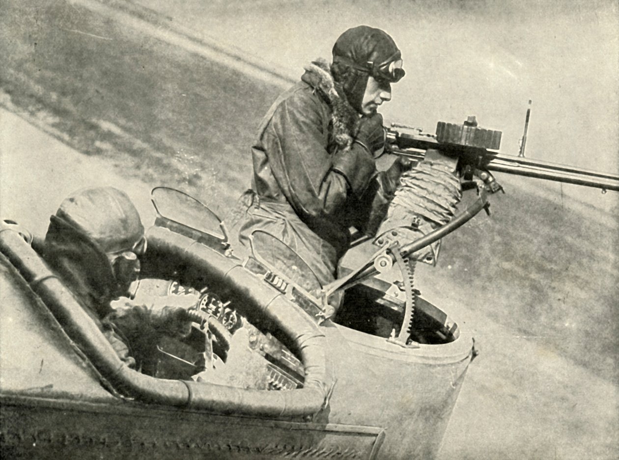 Arma e os instrumentos utilizados pelo piloto, 1919. de Unbekannt