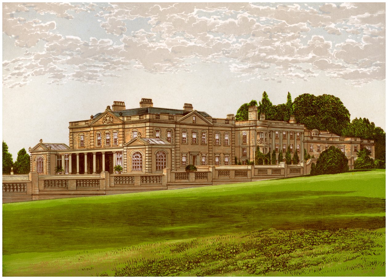Gunton Park, Norfolk, casa de Lord Suffield, c1880 de Unbekannt