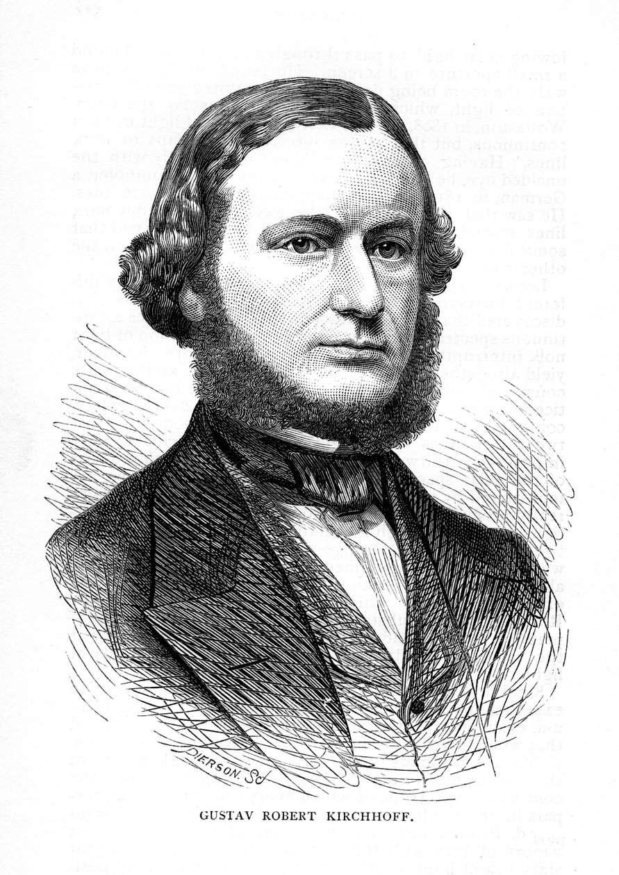 Gustav Robert Kirchhoff, físico alemão, 1873 de Unbekannt