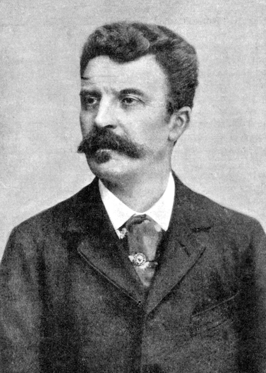 Guy de Maupassant 1850-1893, escritor francês, início do século XX de Unbekannt