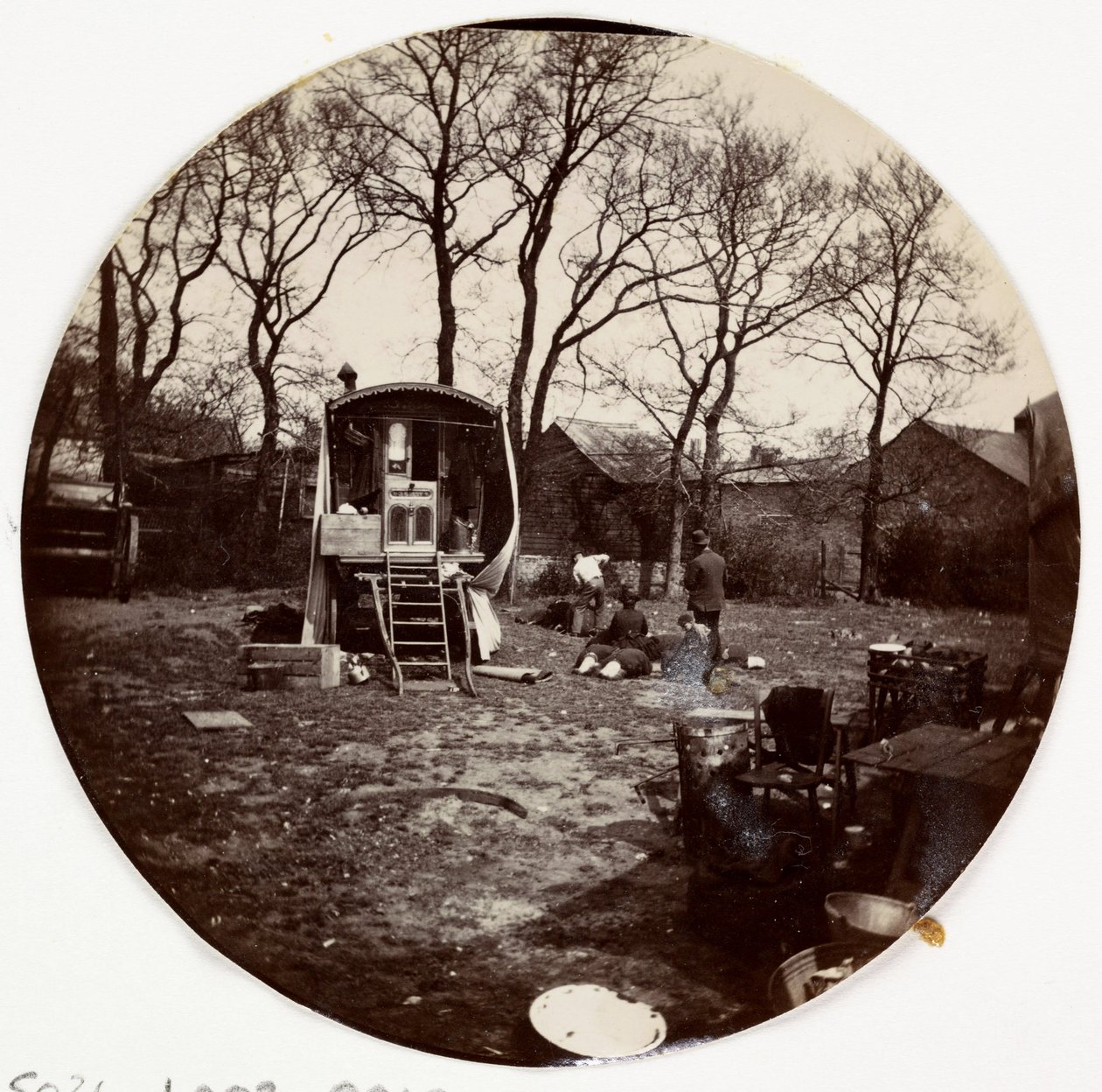 "Acampamento Cigano", c 1890 de Unbekannt