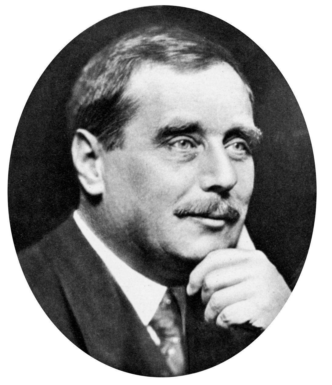 HG Wells 1865-1946, romancista inglês, escritor e historiador popular, c1925 de Unbekannt