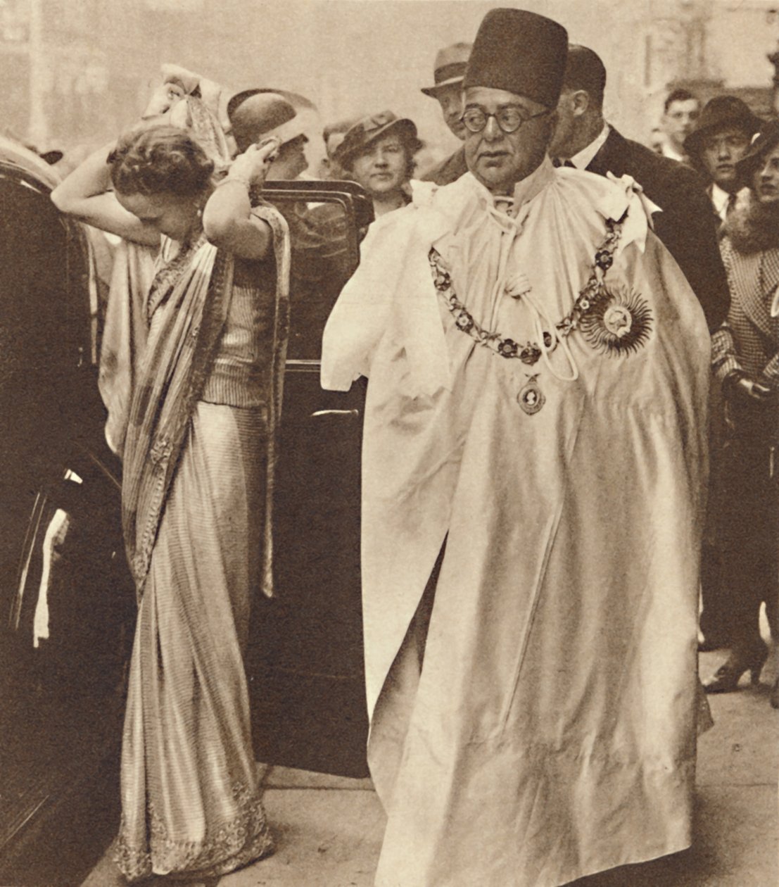O Príncipe Aga Khan e o Begum Aga Khan, 12 de maio de 1937 de Unbekannt