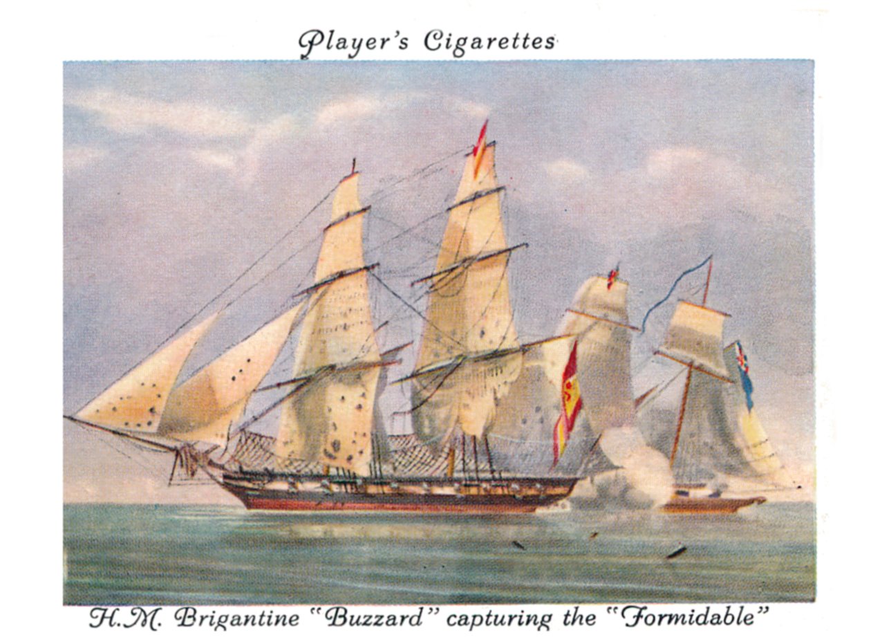 Buzzard de HMBrigantine que captura o formidável, 1936. de Unbekannt