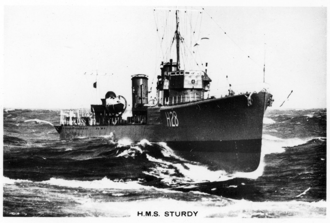 HMS Sturdy, destróier de classe S, 1937 de Unbekannt