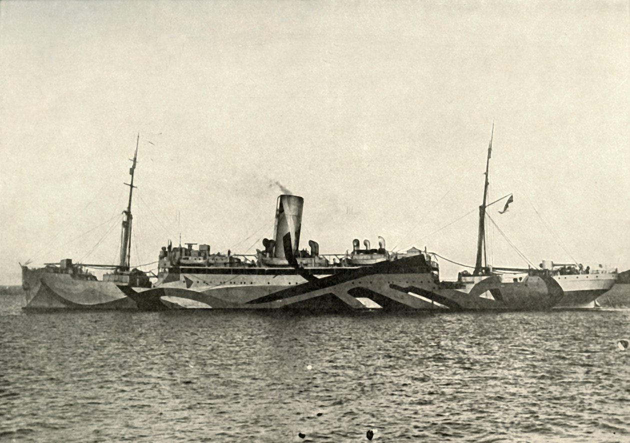 Cruzador Auxiliar HM Coronado Camuflado, 1919. de Unbekannt