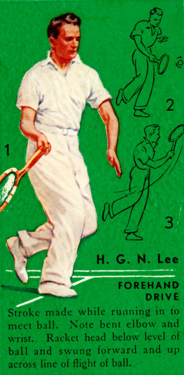 HGN Lee - Forehand Drive, c1935. de Unbekannt