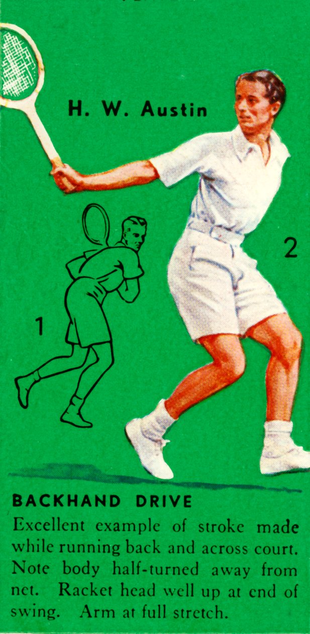 HW Austin - Movimentação de Backhand, c1935. de Unbekannt