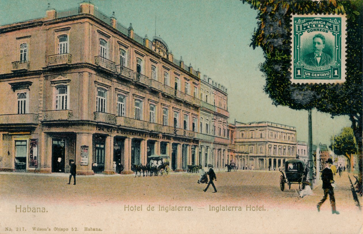 Havana Hotel na Inglaterra. -Inglaterra Hotel, Cuba, c1910s de Unbekannt